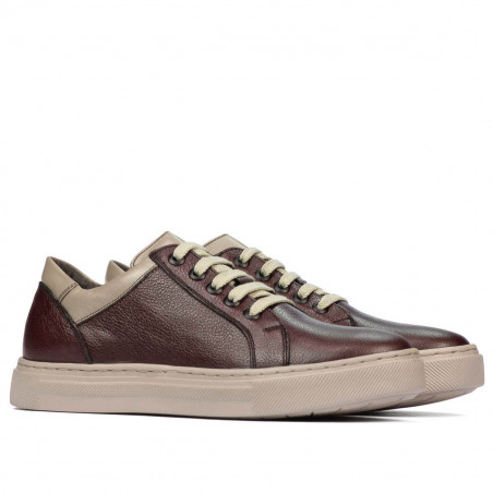 Jugendsportschuhe 383 bordeaux kombiniert