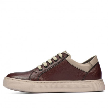 Jugendsportschuhe 383 bordeaux kombiniert