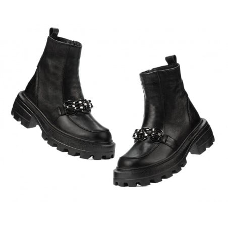 Damenstiefel 3371 schwarz