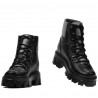 Damenstiefel 3373 schwarz kombiniert