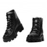 Damenstiefel 3373 schwarz kombiniert