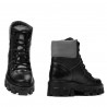 Damenstiefel 3373 schwarz kombiniert