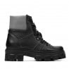 Damenstiefel 3373 schwarz kombiniert