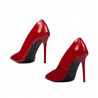 Damen elegante Schuhe 1289 Lack Rot