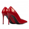 Damen elegante Schuhe 1289 Lack Rot