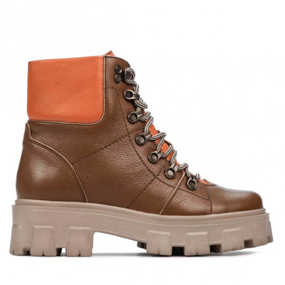 Damenstiefel 3373 braun kombiniert Damenstiefel 3373 braun kombiniert