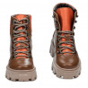 Damenstiefel 3373 braun kombiniert
