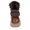 Damenstiefel 3373 braun kombiniert