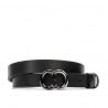 Damengürtel 37m schwarz