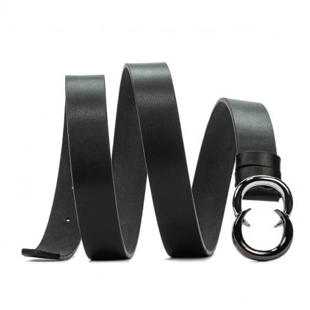 Damengürtel 37m schwarz