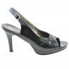 Damensandalen 1052 schwarzer Lack