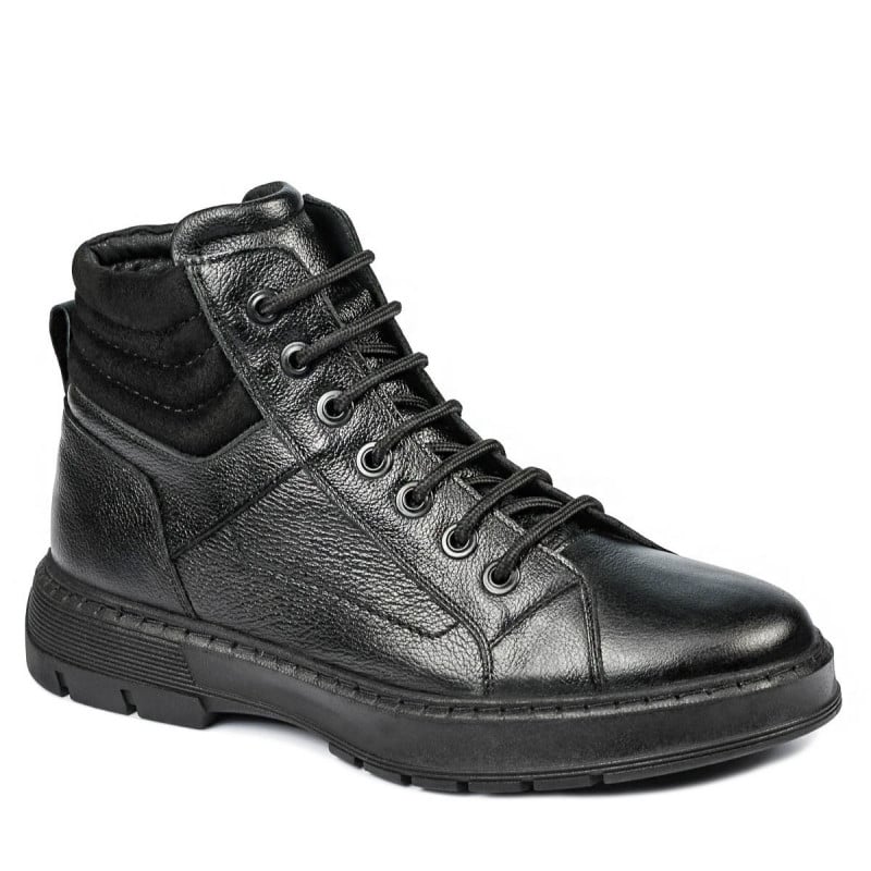 Herrenstiefel 4134 schwarz kombiniert