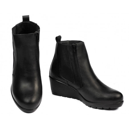 Damenstiefeletten 3379m schwarz