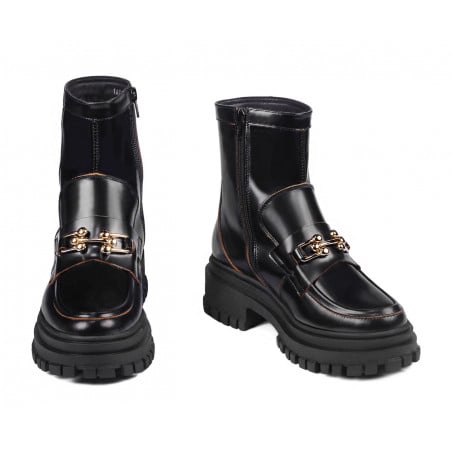 Damenstiefel 3377 schwarz florantic