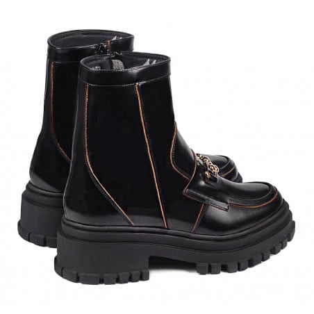 Damenstiefel 3377 schwarz florantic