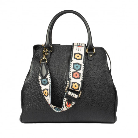 Damentasche Handtasche 002g schwarz