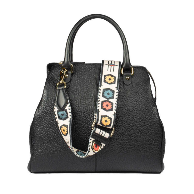 Damentasche Handtasche 002g schwarz