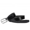 Herren Gürtel 51b glänzend schwarz