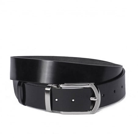Herren Gürtel 51b glänzend schwarz