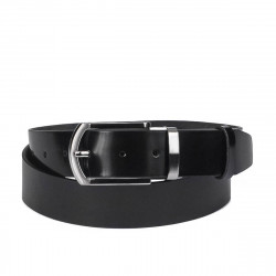 Herren Gürtel 51b glänzend schwarz