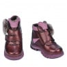 Kleine Kinderstiefel 104c bordeauxperlmutt kombiniert