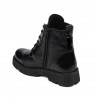 Kinderstiefel 3029 lackschwarz kombiniert