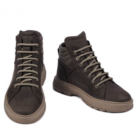 Herrenschuhe 4134 Tuxon braun kombiniert
