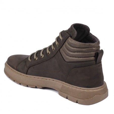 Herrenschuhe 4134 Tuxon braun kombiniert