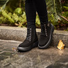 Damenstiefeletten 3372 schwarz Velours lifestyle