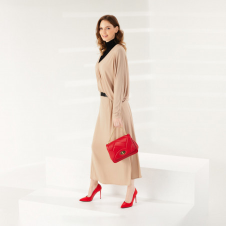 Damen elegante Schuhe 1289 Lack Rot lifestyle
