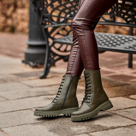 Damenstiefel 3375 kaki lifestyle