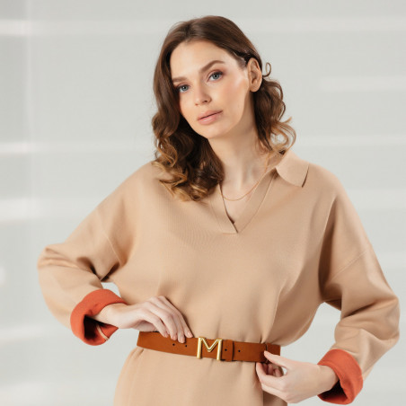 Damen Gürtel 08m Bufo Braun