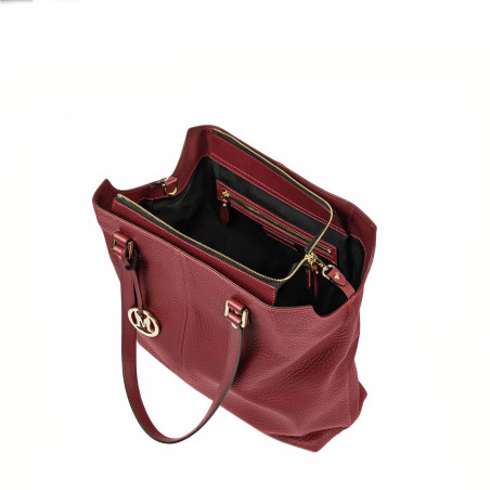 Damen-Handtasche 001g Bordeaux