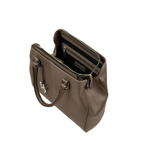 Damengeldtasche 002g grau bruno