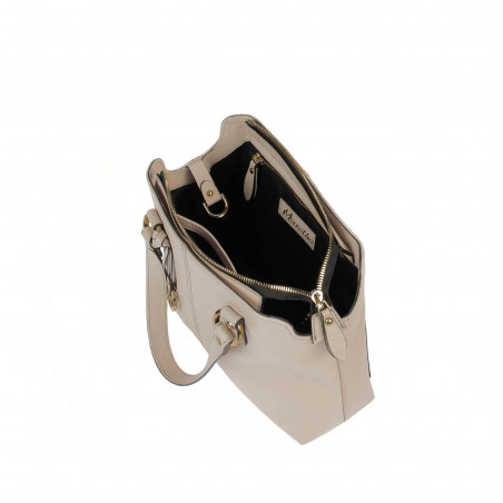 Damentasche Schultertasche 004g beige