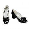 Elegante Damenschuhe 1270 Schwarzlack