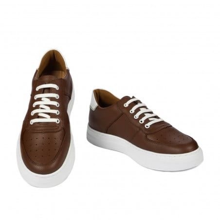 Herrenschuhe casual/sport 945 braun kombiniert