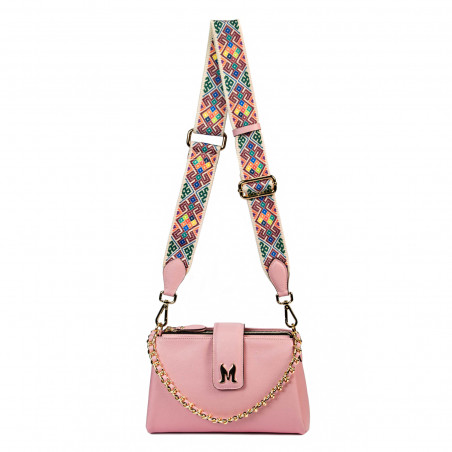 Damentasche Schultertasche 003g Babyrosa