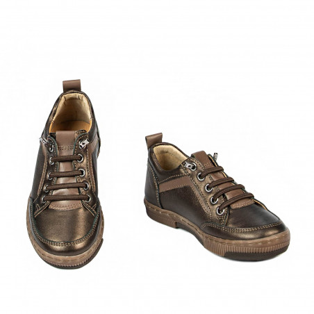 Kinderschuhe 2018 kombiniert kupferfarben