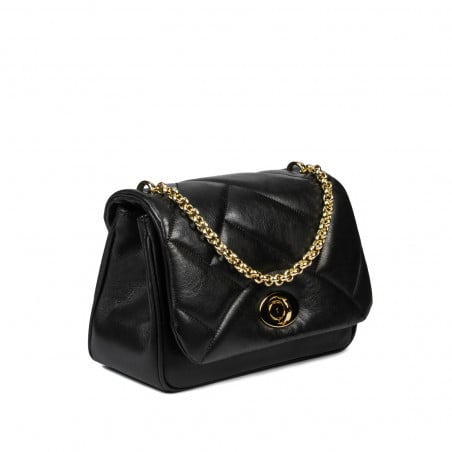 Damentasche Schultertasche 005g schwarz