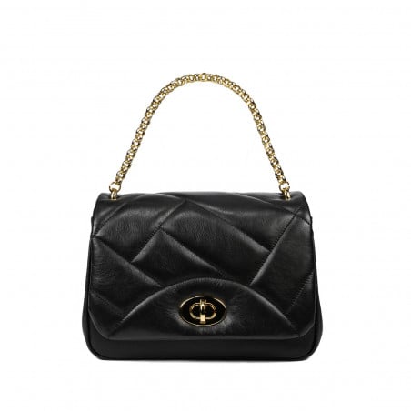 Damentasche Schultertasche 005g schwarz
