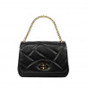 Damentasche Schultertasche 005g schwarz