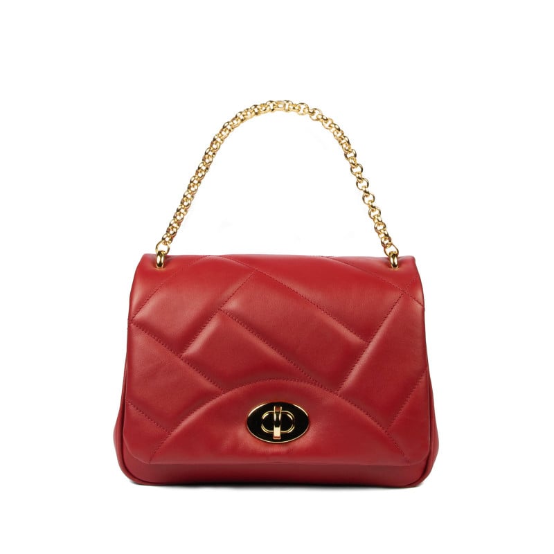 Damentasche Schultertasche 005g rot