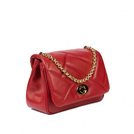 Damentasche Schultertasche 005g rot