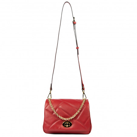 Damentasche Schultertasche 005g rot