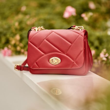 Damentasche Schultertasche 005g rot