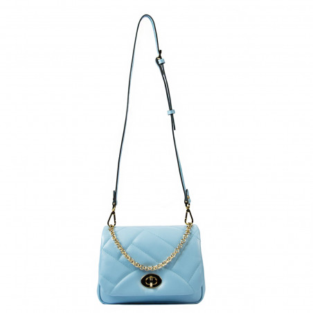 Damentasche Schultertasche 005g hellblau