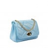 Damentasche Schultertasche 005g hellblau