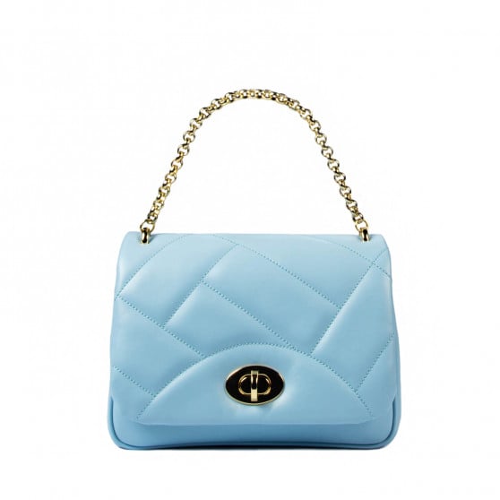 Damentasche Schultertasche 005g hellblau Damentasche Schultertasche 005g hellblau