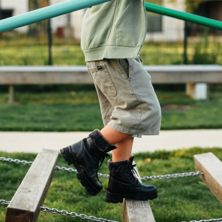 Kinderstiefel 3022 schwarz lifestyle